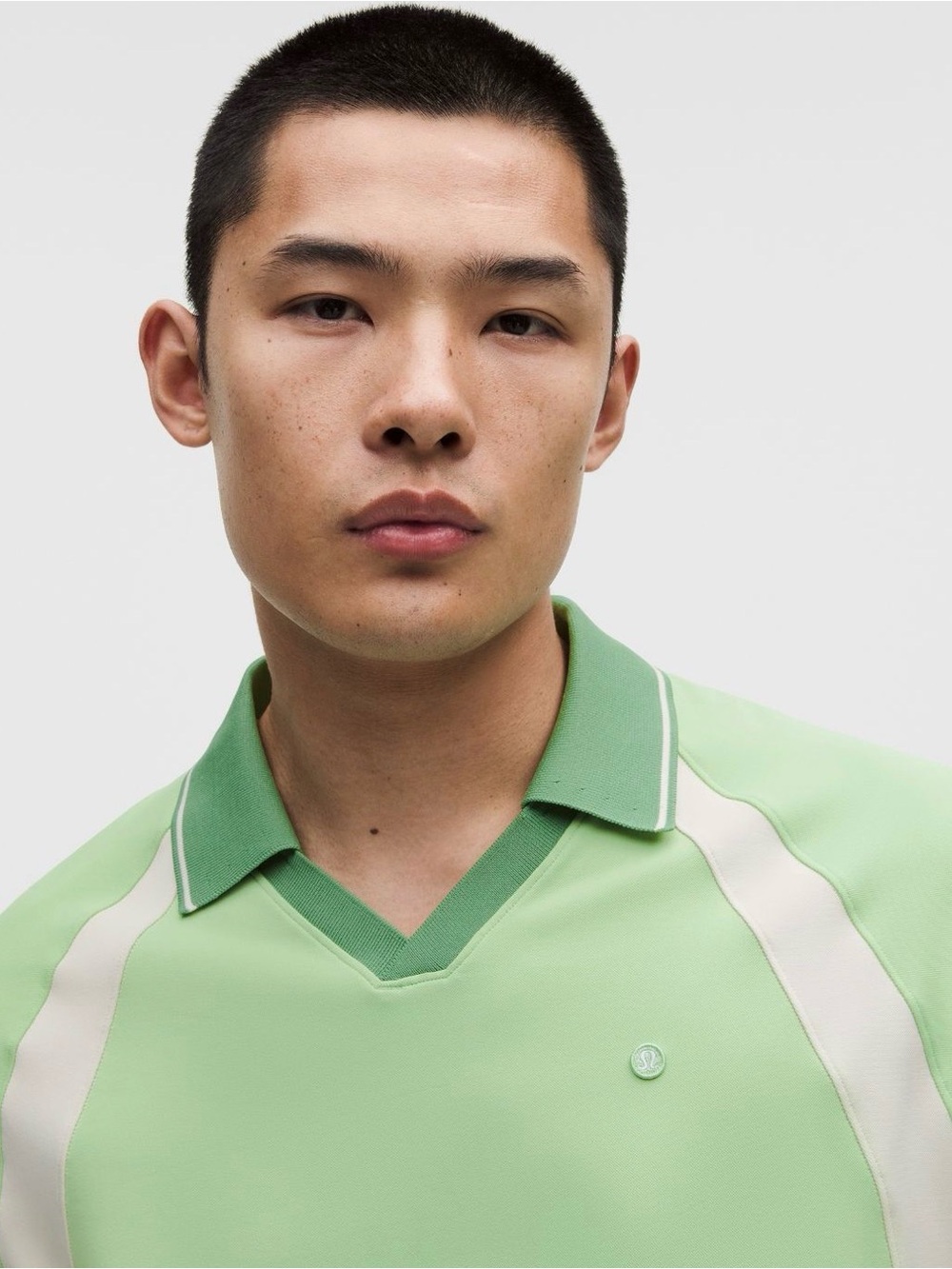 NWT Lululemon UV-Protective Relaxed-Fit Golf Polo in Kale Krush mix color - Picture 4 of 9